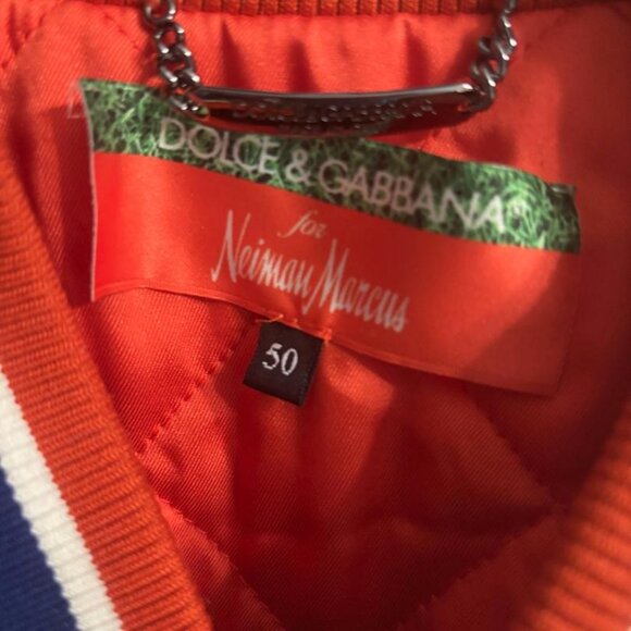 Dolce Gabbana Men's Bomber Jacket for Neiman Marcus Green Made in Italy NWOT - Picture 7 of 8